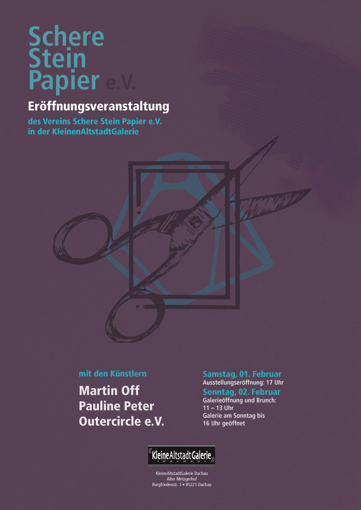 Eröffnungsveranstaltung Schere, Stein, Papier e.V.